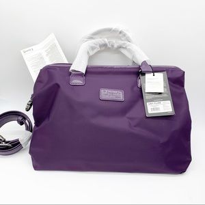 LIPAULT PARIS Bowling Bag Medium Purple W/ Strap